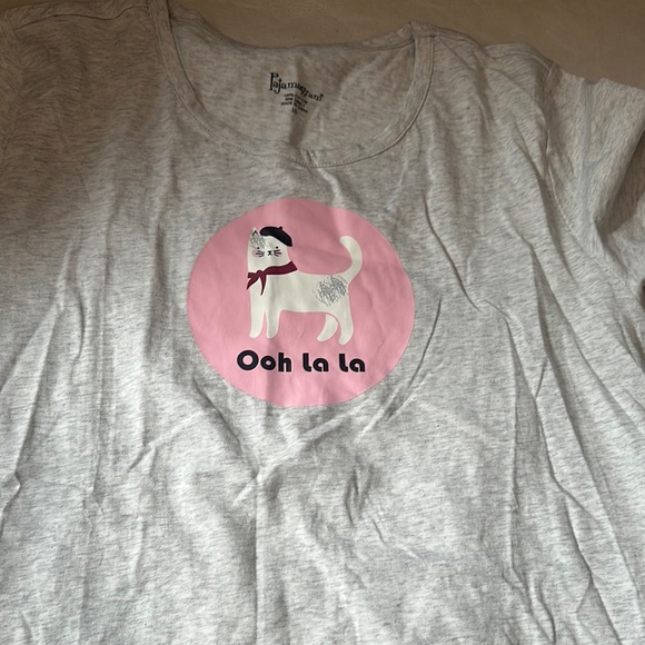 Gray and Pink Kids Pajamas Set - Picture 3 of 7